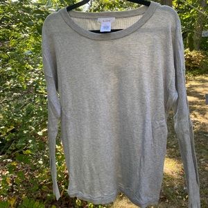 H. one Gray Light Sweater